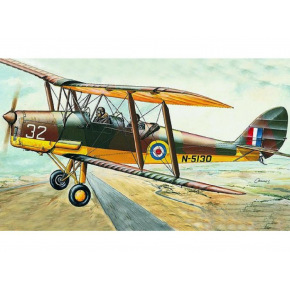 Směr  model samolotu D.H.82 Tiger Moth 15,4x19cm w pudełku 31x13,5x3,5cm