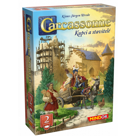 Mindok Carcassonne rozšíření 2: Kupci a stavitelé (2025)