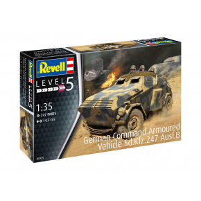 Revell Plastic ModelKit military 03335 - German Command Armoured Vehicle Sd.Kfz.247 Ausf.B (1:35)