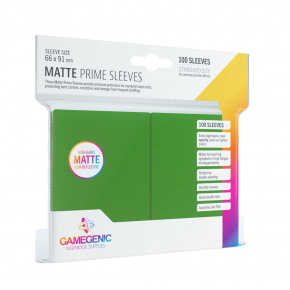 Gamegenic: Matte Prime Sleeves Green Gamegenic: Matte Prime Sleeves Green