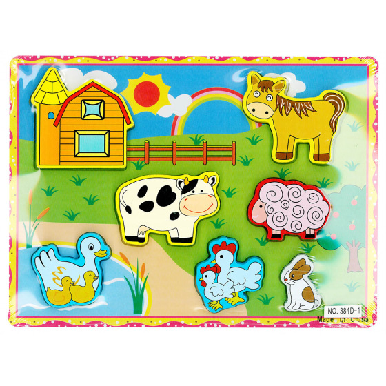 Rappa Holzpuzzle - Bauernhof