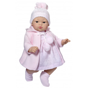 Rappa Realistická panenka/miminko Rosa 36 cm