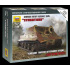 Zvezda Wargames (WWII) military 6205 - Sturmtiger German Heavy Assault Gun (1:100)