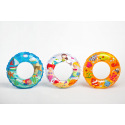 Kruh nafukovací 61cm 3 druhy v sáčku 6-10 let