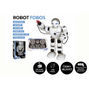 Teddies Roboter RC FOBOS aus Kunststoff, interaktiv, gehend, 40 cm, spricht Tschechisch, batteriebetrieben mit USB, in Schachtel 31x45x13 cm
