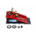 Teddies Skatepark - Fingerbike schraubbar mit Rampe aus Kunststoff 10cm mit Zubehör 3 Farben in Schachtel 28x18x11cm