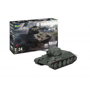 Revell Plastic ModelKit World of Tanks 03510 - T-34 (1:72)