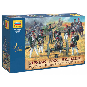 Zvezda Figurki Zvezda Wargames (AoB) 8022 - Rosyjska artyleria piesza 1812-1814 (1:72)