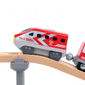Hape Lokomotíva Intercity na batérie, červená