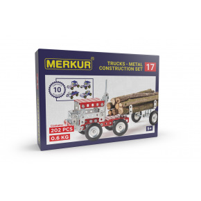 MERKUR - Stavebnice Merkur 017 Kamión, 202 dílů, 10 modelů