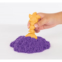 Spin Master KINETIC SAND FLÜSSIGER SANDKASTEN MIT UNTERLAGE LILA