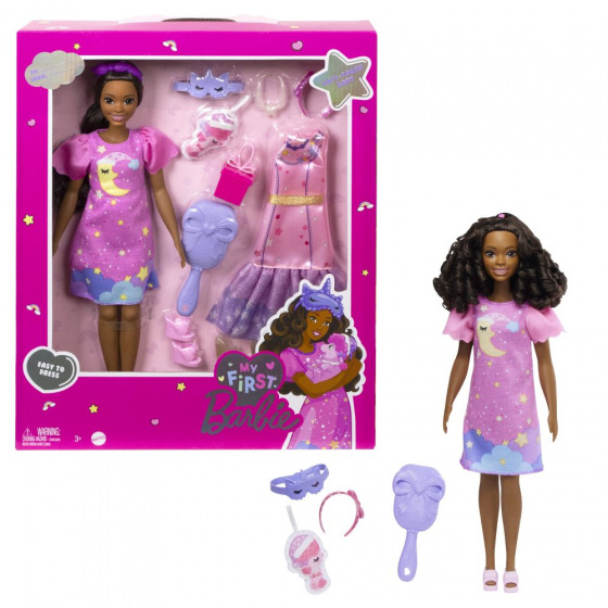 Mattel Barbie MOJA PIERWSZA LALKA BARBIE DZIEŃ I NOC - PINK
