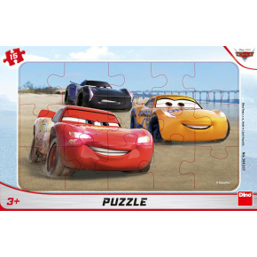 Dino CARS RACE 15 doskové puzzle