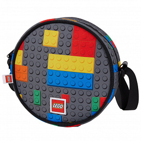 Meccano LEGO Colorful Bricks - kulatá crossbody taška