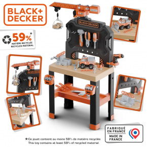 Smoby B&D Große Werkstatt mit Kran Smoby B&D Große Werkstatt mit Kran