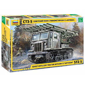 Zvezda Model kit military 3700 - STZ-5 s BM-13 "KAŤUŠA" (1:35)