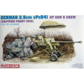 Dragon Model Kit figurky 6056 - GER.2.8cm SPZB41 AT GUN w/CREW (1:35)