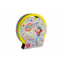 Skákací kruhy barevné plast průměr 27cm kreativní hra v krabici