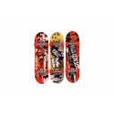 Teddies Skateboard prstový šroubovací s rampou plast mix druhů na kartě 20x29x7cm