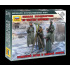 Zvezda Wargames (WWII) figurky 6232 - German Headquarters in winter uniform (1:72)