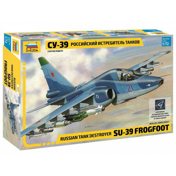 Zvezda Modellbausatz Flugzeug 7217 - Suchoi SU-39 (1:72)