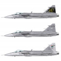 Italeri Model Kit letadlo 1306 - JAS 39 GRIPEN (1:72)