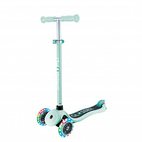GLOBBER Koloběžka Globber Primo Lights 3-kolečka, mint