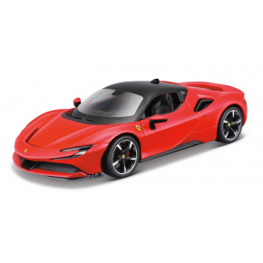 Bburago - RACE+PLAY, FERRARI, SF90 Stradale, červená, 1:24