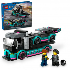 LEGO City 60406 Ciężarówka z samochodem wyścigowym