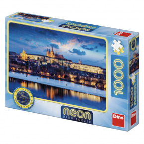 Dino Pražský hrad 1000 neónových puzzle