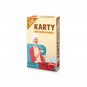 Dino TRÉNINK PAMĚTI: KARTY PRO CVIČENÍ PAMĚTI Naučná hra