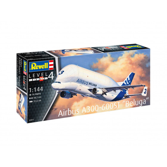 Revell Plastic ModelKit letadlo 03817 - Airbus A300-600ST "Beluga" (1:144)