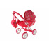Teddies Puppenwagen tief aus Stoff 58x35x60cm in Schachtel 34x56x8,5cm