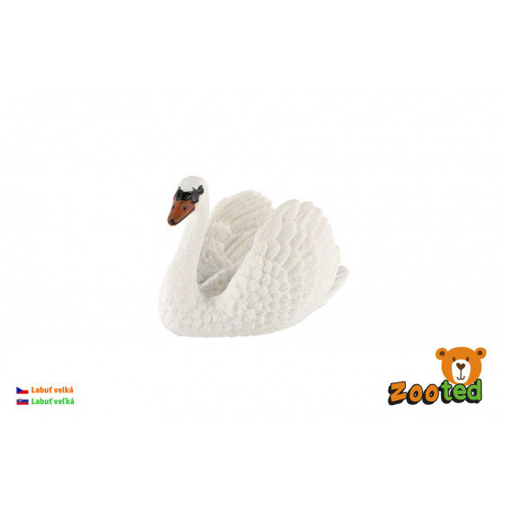 ZOOted Labuť velká zooted plast 7cm 