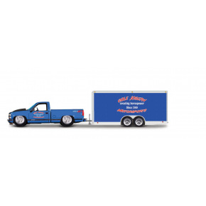 Maisto - Design Tow &amp; Go, 1993 Chevrolet 454 SS Pickup Car Trailer, 1:64