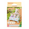 Sylvanian Families Mačacie trojčatá Floral s kočíkom