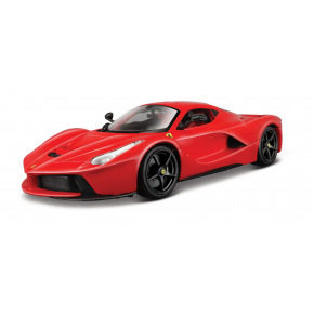 Bburago - RACE+PLAY, Ferrari LaFerrari, červená, 1:18