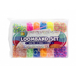 Rappa LOOM Gummiband-Set 1440 Stück Rappa LOOM Gummiband-Set 1440 Stück