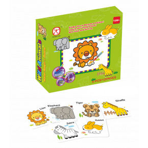 Mac Toys Kolorowanka puzzle zwierzęta