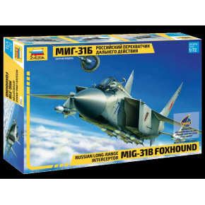 Zvezda Model Kit letadlo 7244 - MIG-31B FOXHOUND (re-release) (1:72)