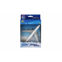 Letadlo Welly Boeing 747 plast/kov 15cm v krabičce 13x21x4,5cm