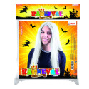 Rappa Perücke Silberne Hexe/Halloween für Erwachsene