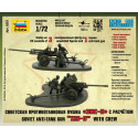 Zvezda Wargames (WWII) military 6253 - Soviet 76mm anti-tank gun ZIS-3 (1:72)