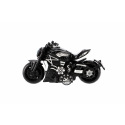 Teddies Motorrad Metall/Kunststoff 10cm mit Rückziehmotor 4 Farben