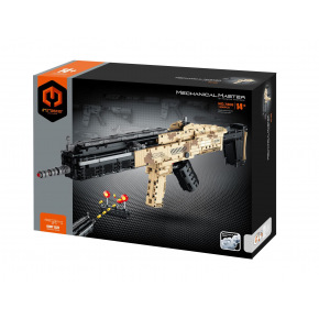Stavebnice iM.MASTER automatická puška/samopal 1289 dílků v krabici 35x27x7cm