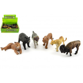 Teddies Zwierzęta Safari ZOO plastikowe 10cm mieszanka gatunków