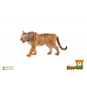 ZOOted Tiger indický zooted plast 13,5 cm v sáčku