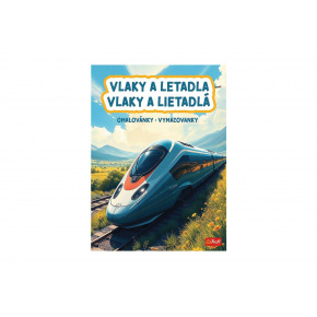 Omalovánky Vlaky a letadla 20x27,5cm