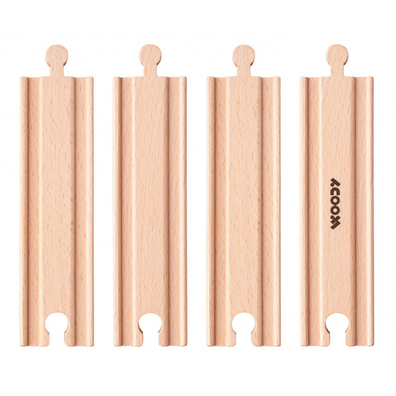 Woody Príslušenstvo k dráhe "Rovné koľaje stredné", 4ks