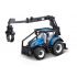 Bburago - FARMLAND Lesní traktor se 3 kládami - New Holland T7.315 HD, 10cm
